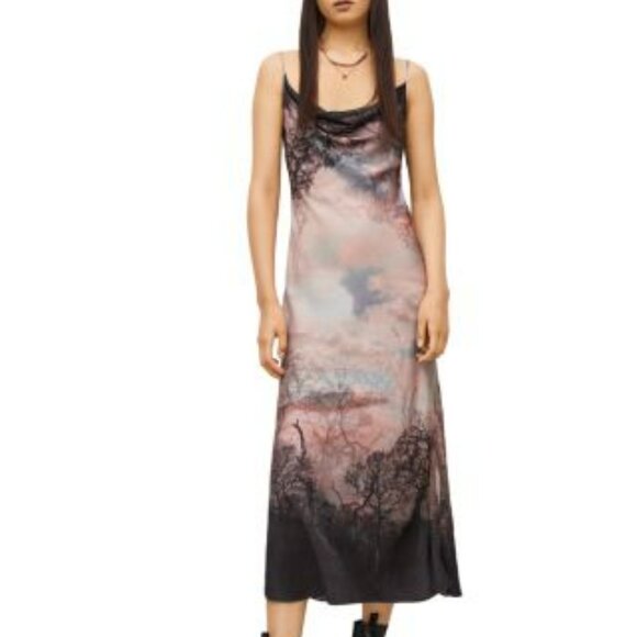 All Saints Hadley Sumire Dress NWT's UK 15 / US 10 - Picture 1 of 7